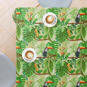 [RESIGILAT] Fata de masa jungla tropicala vinil 200x140 cm pentru 6 persoane