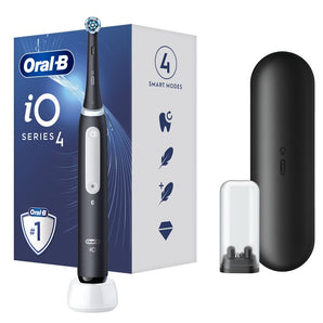 [RESIGILAT] Periuta electrica Oral-B iO 4 Black, 4 moduri de functionare