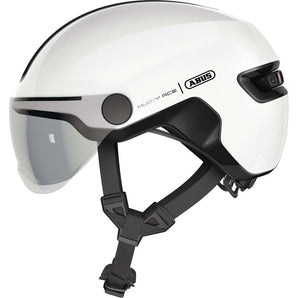[RESIGILAT] Casca bicicleta Abus Urban HUD-Y ACE Alb Stralucitor L